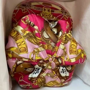 Moschino | Accessories | Pink Baroqueprint Teddy Cap From 